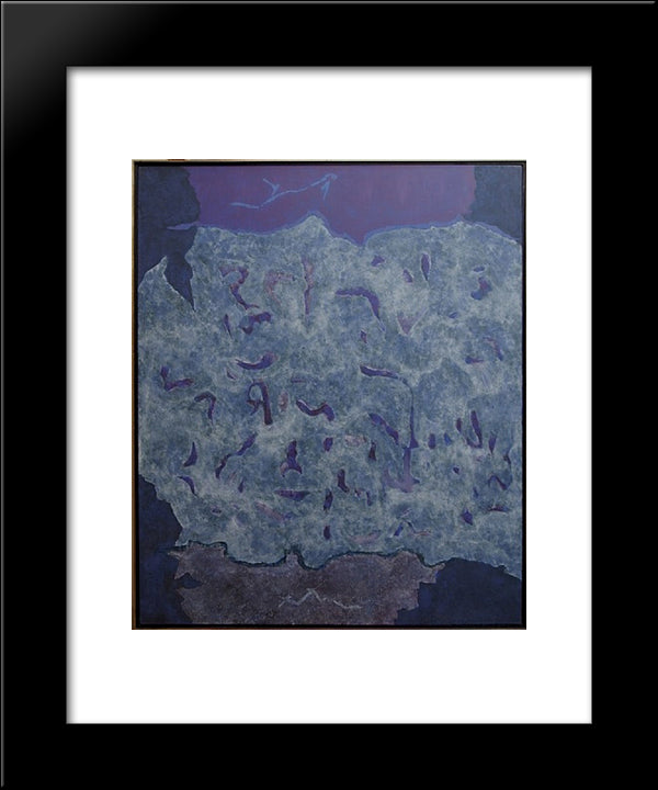 Infinity Field, Jerusalem Series Iv 20x24 Black Modern Wood Framed Art Print Poster by Stamos, Theodoros