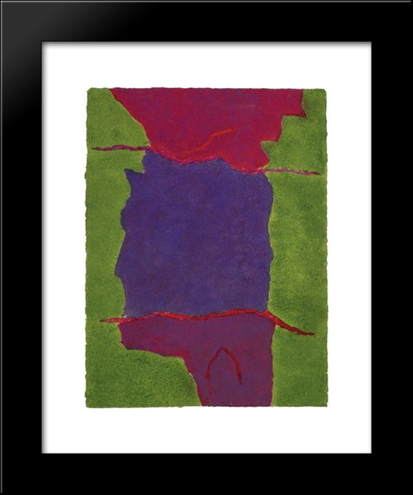 Infinity Field Lefkada Series 1979 20x24 Black Modern Wood Framed Art Print Poster by Stamos, Theodoros