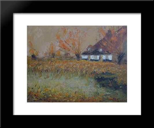 Clairmarais 20x24 Black Modern Wood Framed Art Print Poster by Steinlen, Theophile