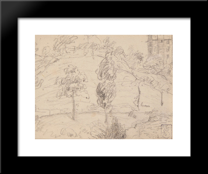 Montmartre 20x24 Black Modern Wood Framed Art Print Poster by Steinlen, Theophile