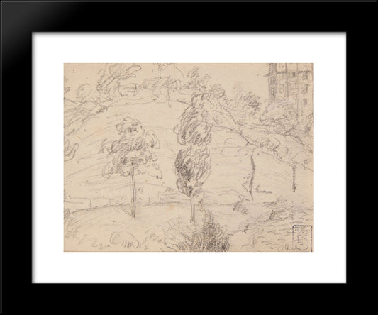 Montmartre 20x24 Black Modern Wood Framed Art Print Poster by Steinlen, Theophile