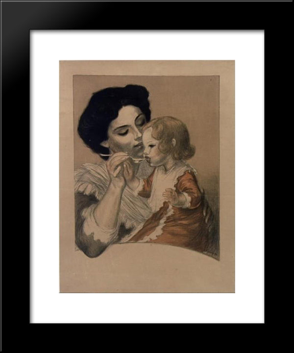 Racahout Des Arabes 20x24 Black Modern Wood Framed Art Print Poster by Steinlen, Theophile