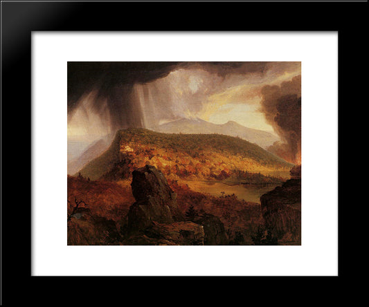 Catskill Mountain House, The Four Elements 20x24 Black Modern Wood Framed Art Print Poster by Cole, Thomas