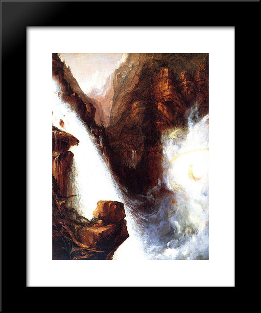 Scene From Manfred 20x24 Black Modern Wood Framed Art Print Poster by Cole, Thomas
