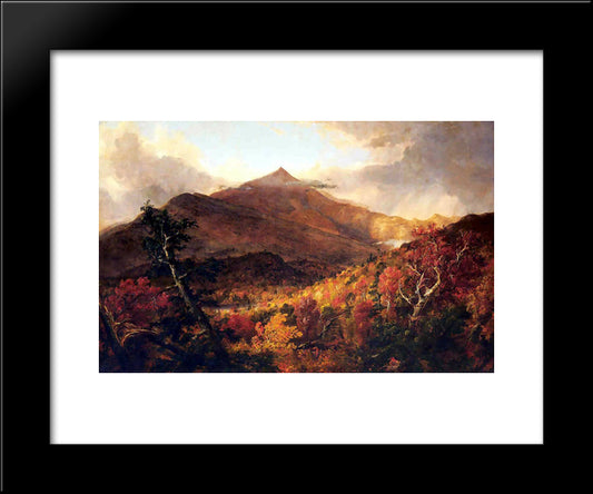 Schroon Mountain, Adirondacks 20x24 Black Modern Wood Framed Art Print Poster by Cole, Thomas