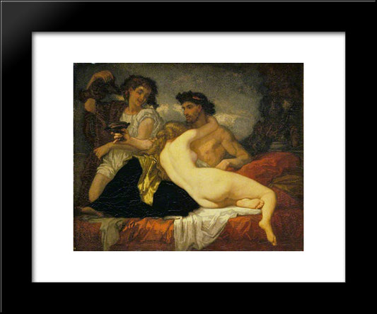 Horace And Lydia 20x24 Black Modern Wood Framed Art Print Poster by Couture, Thomas