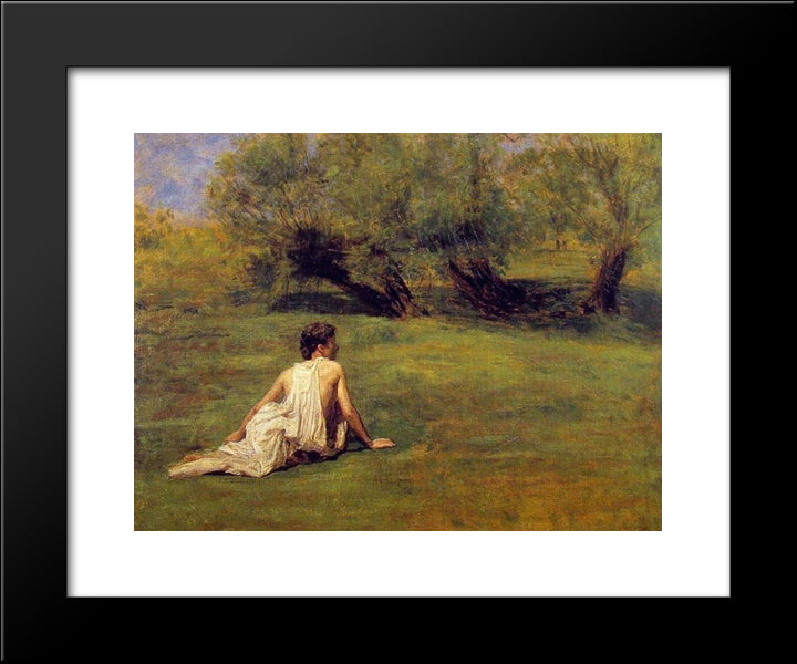 An Arcadian 20x24 Black Modern Wood Framed Art Print Poster by Eakins, Thomas