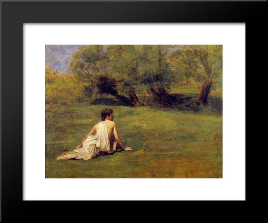 An Arcadian 20x24 Black Modern Wood Framed Art Print Poster by Eakins, Thomas
