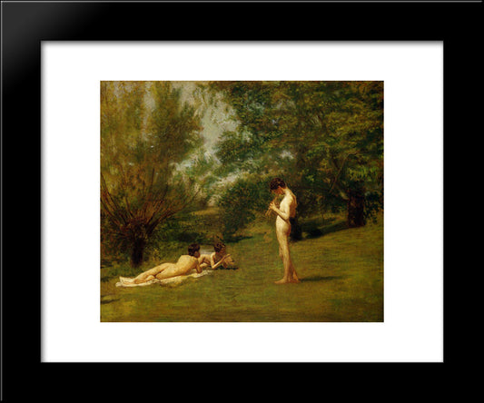 Arcadia 20x24 Black Modern Wood Framed Art Print Poster by Eakins, Thomas