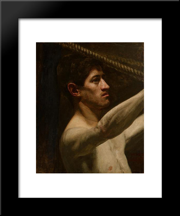 Billy Smith 20x24 Black Modern Wood Framed Art Print Poster by Eakins, Thomas
