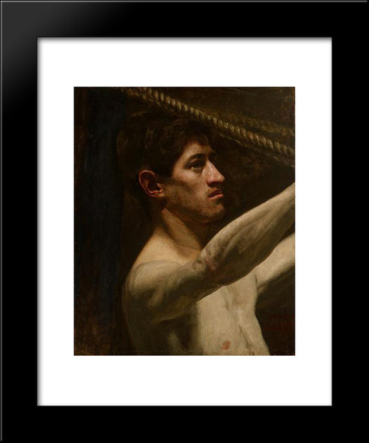 Billy Smith 20x24 Black Modern Wood Framed Art Print Poster by Eakins, Thomas