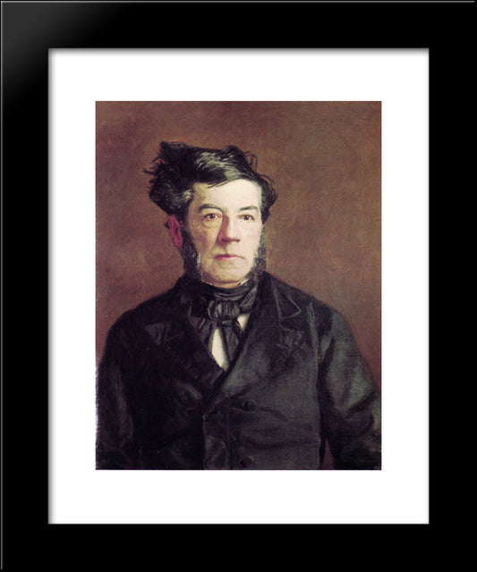 General George Cadwalader 20x24 Black Modern Wood Framed Art Print Poster by Eakins, Thomas