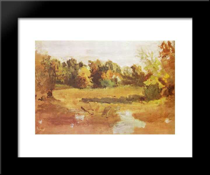 Landscape 20x24 Black Modern Wood Framed Art Print Poster by Eakins, Thomas