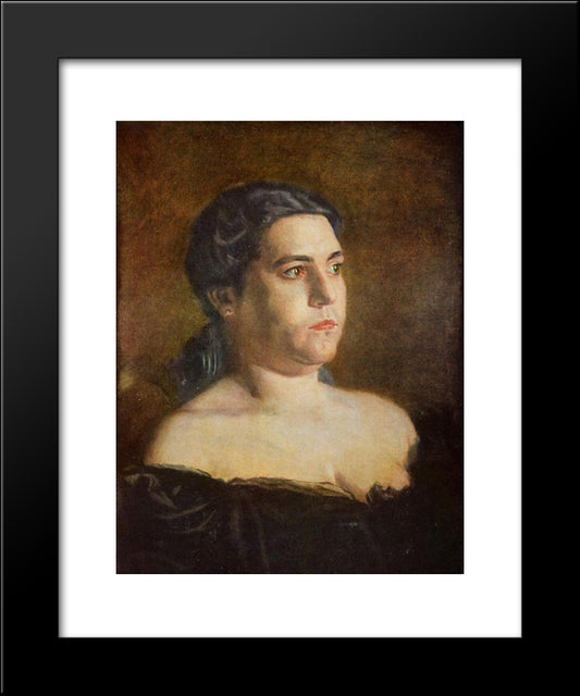 Maybelle 20x24 Black Modern Wood Framed Art Print Poster by Eakins, Thomas