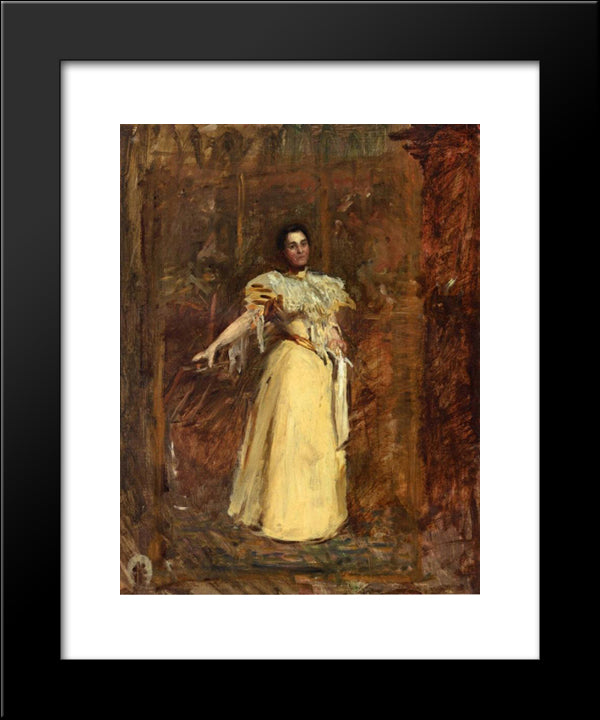 Painting 20x24 Black Modern Wood Framed Art Print Poster by Eakins, Thomas