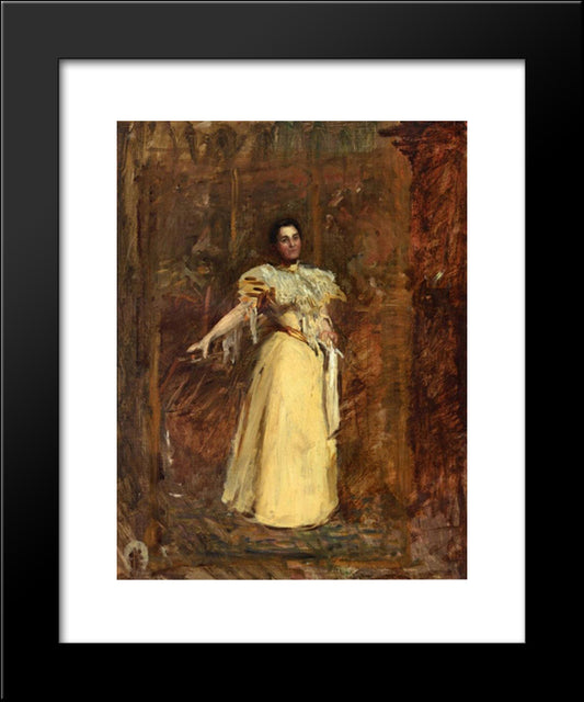 Painting 20x24 Black Modern Wood Framed Art Print Poster by Eakins, Thomas