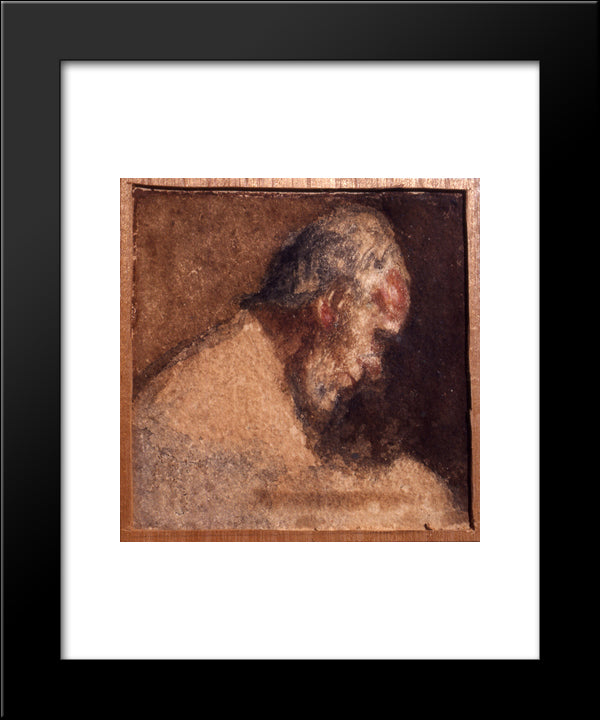 Portrait 20x24 Black Modern Wood Framed Art Print Poster by Eakins, Thomas