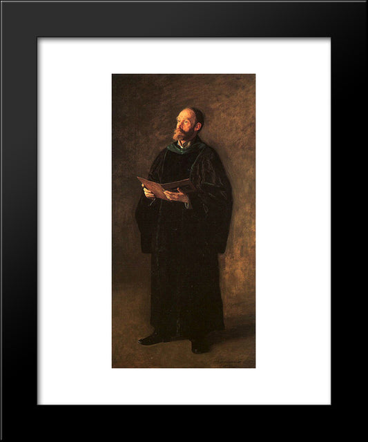 The Dean'S Roll Call 20x24 Black Modern Wood Framed Art Print Poster by Eakins, Thomas