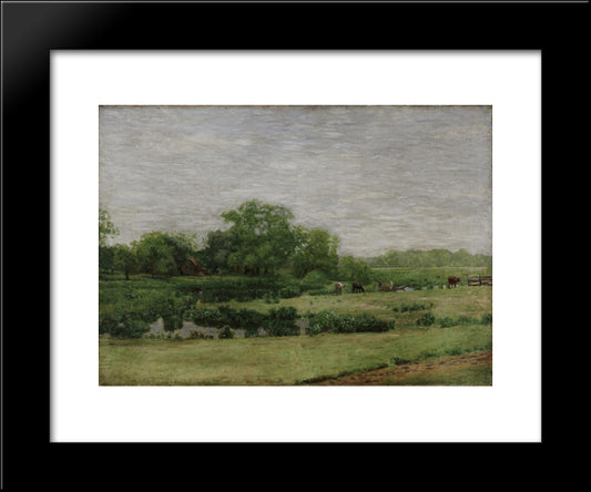 The Meadows, Gloucester, New Jersey 20x24 Black Modern Wood Framed Art Print Poster by Eakins, Thomas