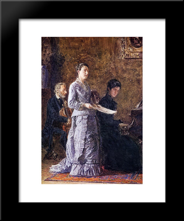 The Pathetic 20x24 Black Modern Wood Framed Art Print Poster by Eakins, Thomas