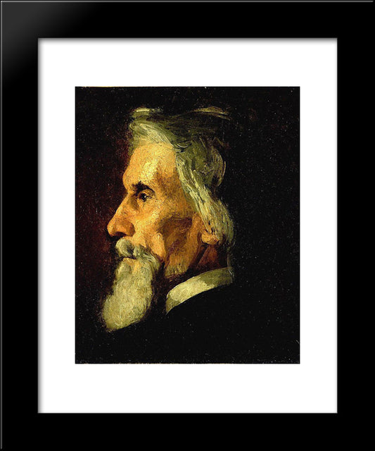 William H Macdowell 20x24 Black Modern Wood Framed Art Print Poster by Eakins, Thomas