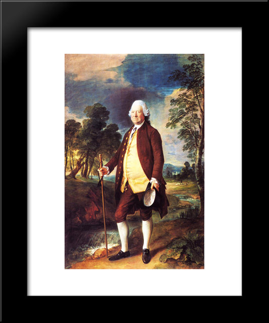 Benjamin Truman 20x24 Black Modern Wood Framed Art Print Poster by Gainsborough, Thomas