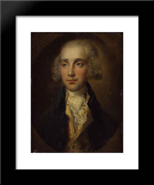 James Maitland, 8Th Earl Of Lauderdale 20x24 Black Modern Wood Framed Art Print Poster by Gainsborough, Thomas