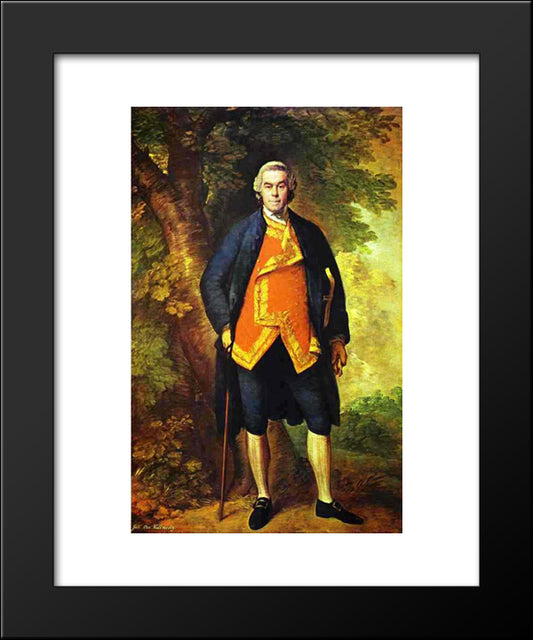 John, 1St Viscount Kilmorey 20x24 Black Modern Wood Framed Art Print Poster by Gainsborough, Thomas