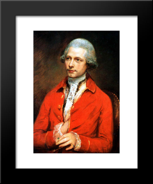 John Joseph Merlin 20x24 Black Modern Wood Framed Art Print Poster by Gainsborough, Thomas