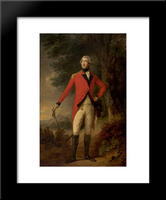 Lord Hastings, Governor Of India 20x24 Black Modern Wood Framed Art Print Poster by Gainsborough, Thomas