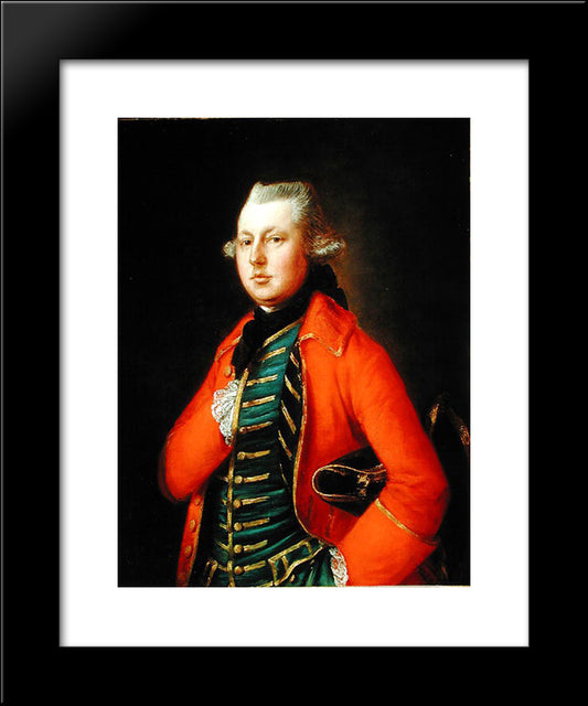 Mr. Coke Of Brookhill 20x24 Black Modern Wood Framed Art Print Poster by Gainsborough, Thomas