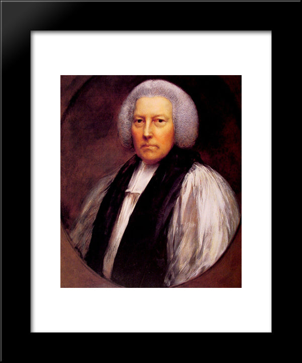 Richard Hurd, Bishop Of Worcester 20x24 Black Modern Wood Framed Art Print Poster by Gainsborough, Thomas