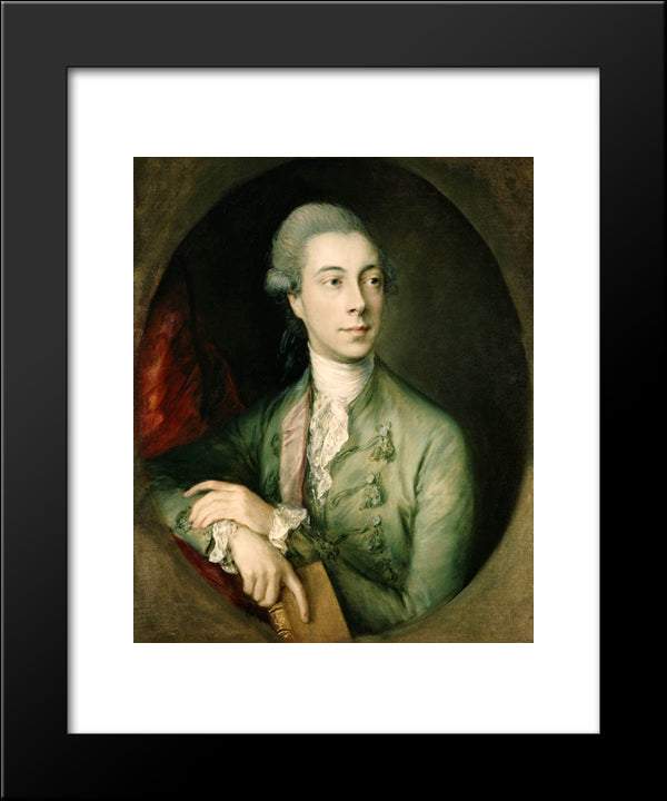 Richard Paul Jordell 20x24 Black Modern Wood Framed Art Print Poster by Gainsborough, Thomas