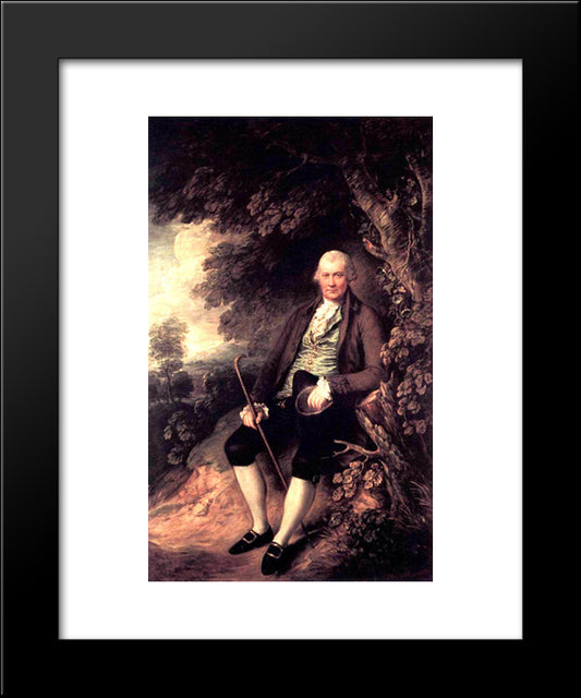 Squire John Wilkinson 20x24 Black Modern Wood Framed Art Print Poster by Gainsborough, Thomas