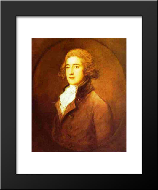 The Earl Of Darnley 20x24 Black Modern Wood Framed Art Print Poster by Gainsborough, Thomas