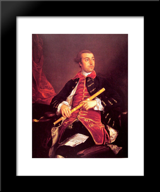 William Wollaston 20x24 Black Modern Wood Framed Art Print Poster by Gainsborough, Thomas