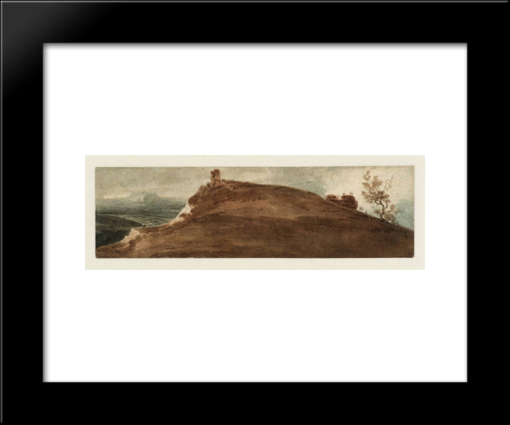 Landscape 20x24 Black Modern Wood Framed Art Print Poster by Girtin, Thomas