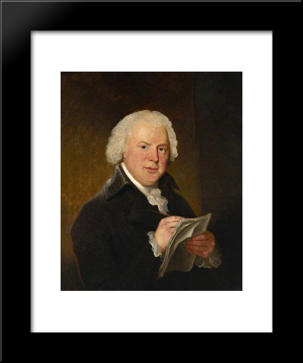 William Shield 20x24 Black Modern Wood Framed Art Print Poster by Hardy, Thomas
