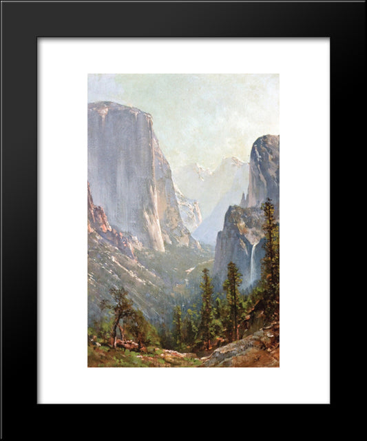 Early Morning, Yosemite Valley 20x24 Black Modern Wood Framed Art Print Poster by Hill, Thomas