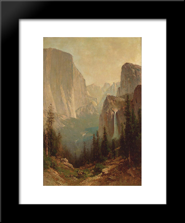 Early Morning, Yosemite Valley 20x24 Black Modern Wood Framed Art Print Poster by Hill, Thomas