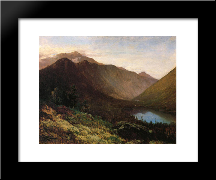 Mount Lafayette, Franconia Notch, New Hampshire 20x24 Black Modern Wood Framed Art Print Poster by Hill, Thomas