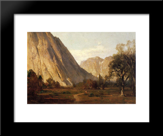 Piute Indians, Yosemite 20x24 Black Modern Wood Framed Art Print Poster by Hill, Thomas