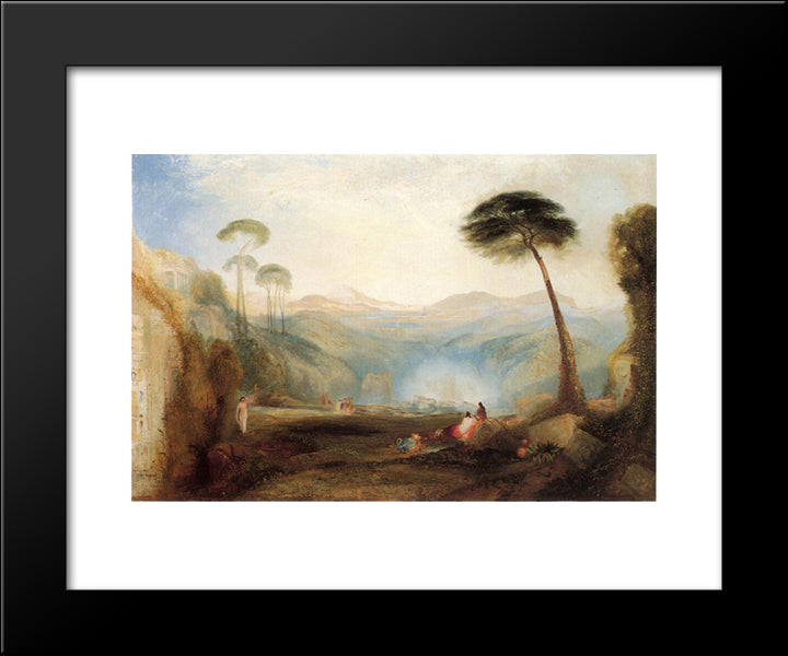 Golden Bough (After Joseph Mallor William Turner) 20x24 Black Modern Wood Framed Art Print Poster by Moran, Thomas