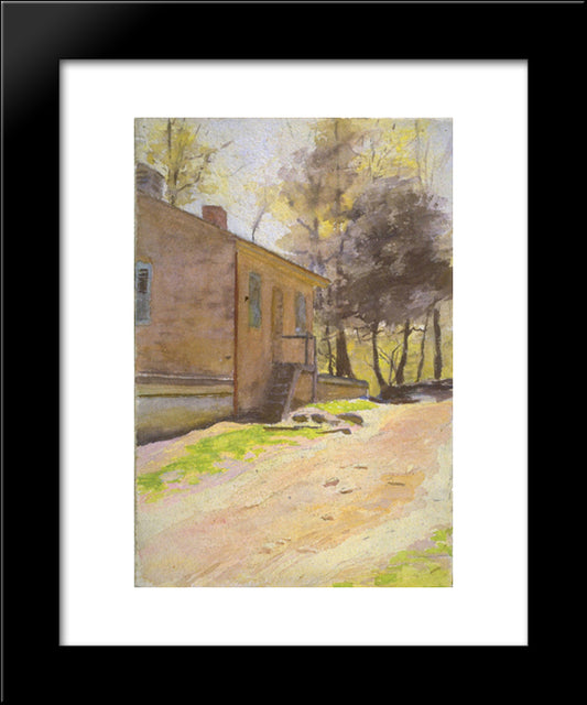 Pennsylvania Scene 20x24 Black Modern Wood Framed Art Print Poster by Anshutz, Thomas Pollock