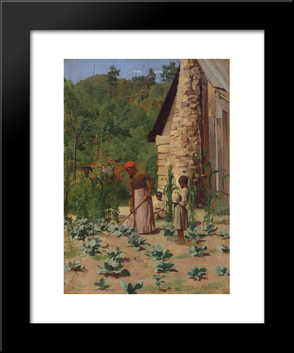 The Way They Live 20x24 Black Modern Wood Framed Art Print Poster by Anshutz, Thomas Pollock