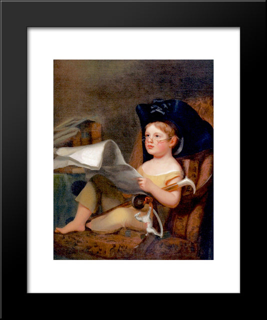 Juvenile Ambition 20x24 Black Modern Wood Framed Art Print Poster by Sully, Thomas