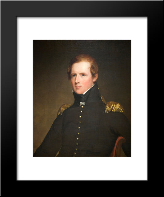 Major John Biddle 20x24 Black Modern Wood Framed Art Print Poster by Sully, Thomas