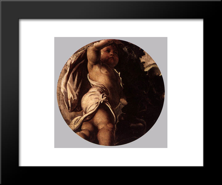 Autumn 20x24 Black Modern Wood Framed Art Print Poster by Tintoretto