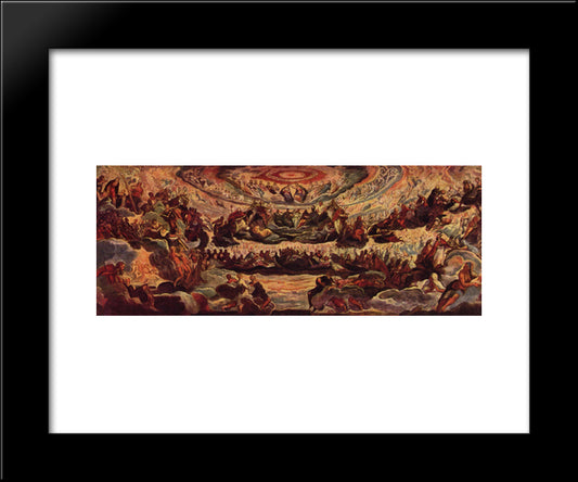 Paradies 20x24 Black Modern Wood Framed Art Print Poster by Tintoretto