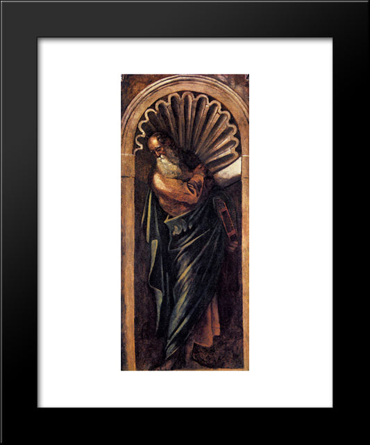 Prophet 20x24 Black Modern Wood Framed Art Print Poster by Tintoretto